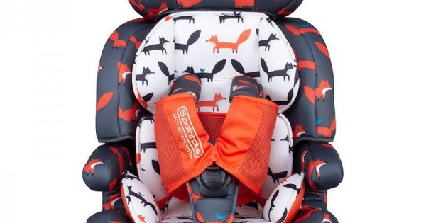 Cosatto Zoomi Group 123 Anti Escape Car Seat Charcoal Mister Fox CT4552